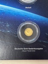Lade das Bild in den Galerie-Viewer, Blauer Planet Erde Deutsche Gedenkausgaben Set 1x 5€ 10x Silber 333 1x Gold 585
