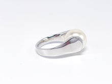 Lade das Bild in den Galerie-Viewer, Silber Perlen (weiß-beige) Ring | Silberschmuck | Schmuck | Gr. 59/60 | 925er
