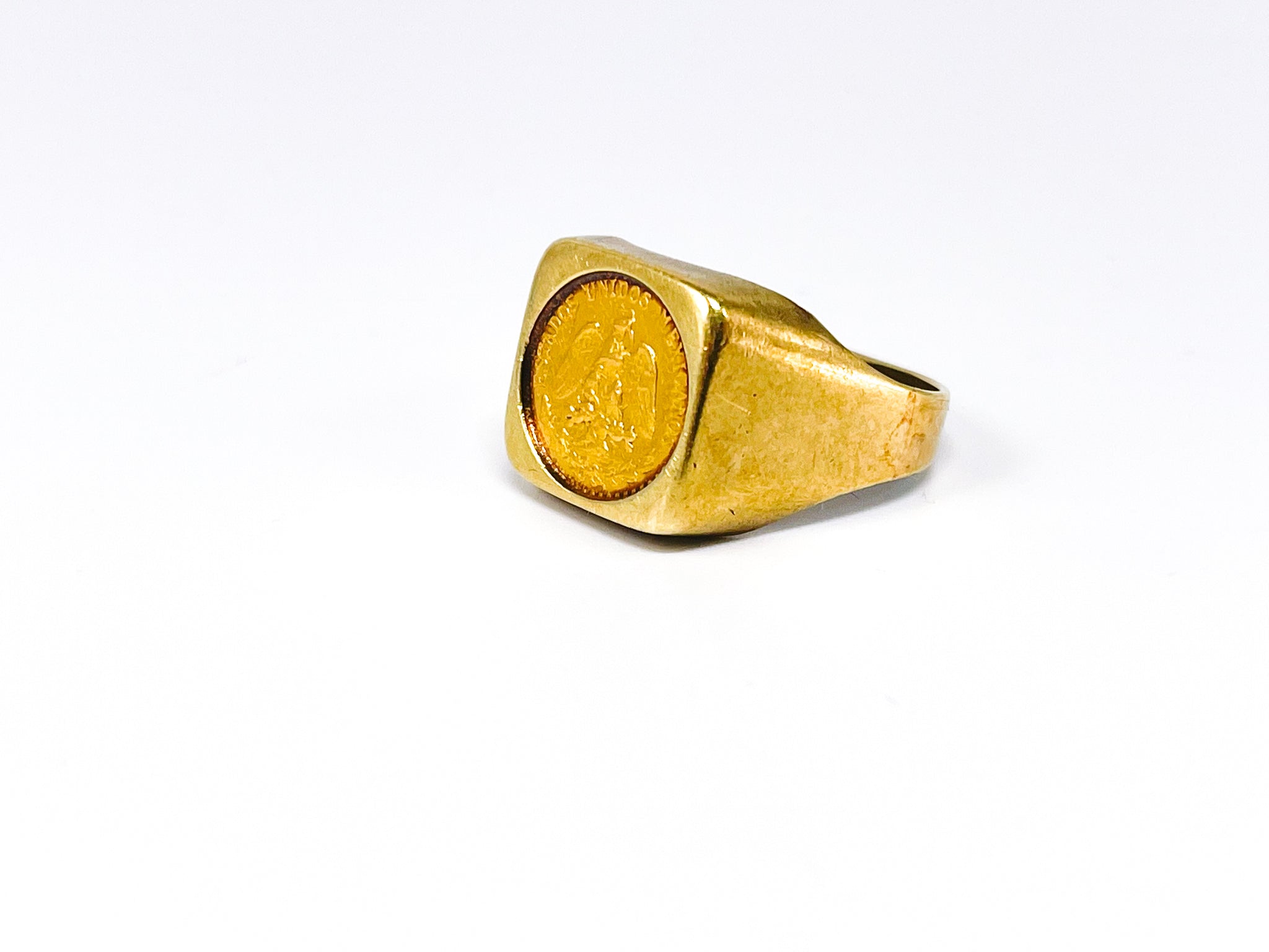 2 Pesos - DOS PESOS 1945 - 900er Goldmünze - Gold Münze Ring I Münzrin